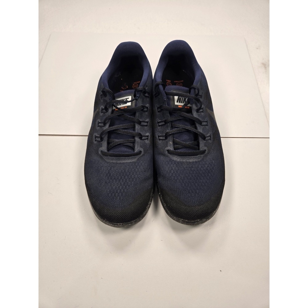 Nike Free RN Shield Mens 12 Navy Black Running Shoes Excellent AA3760-001 - Picture 3 of 7